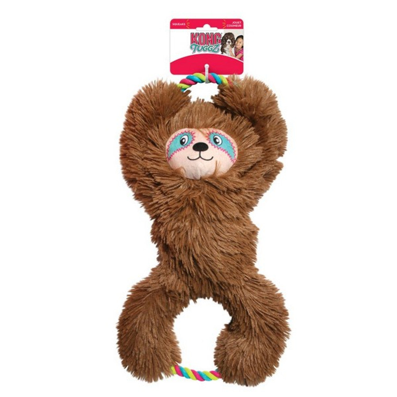 KONG Tuggz Sloth Extra Large - Dog Toy – available from Woofingtons