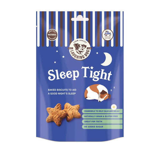 Laughing Dog Tasty Dogs Bites - Sleep Tight - 125g – available from Woofingtons