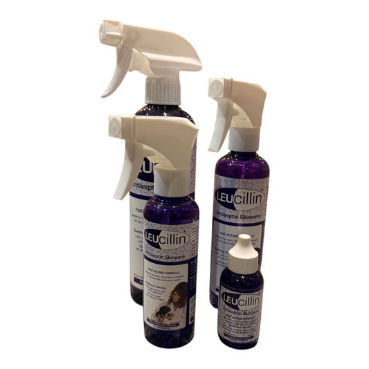 Leucillin Antiseptic Spray – available from Woofingtons