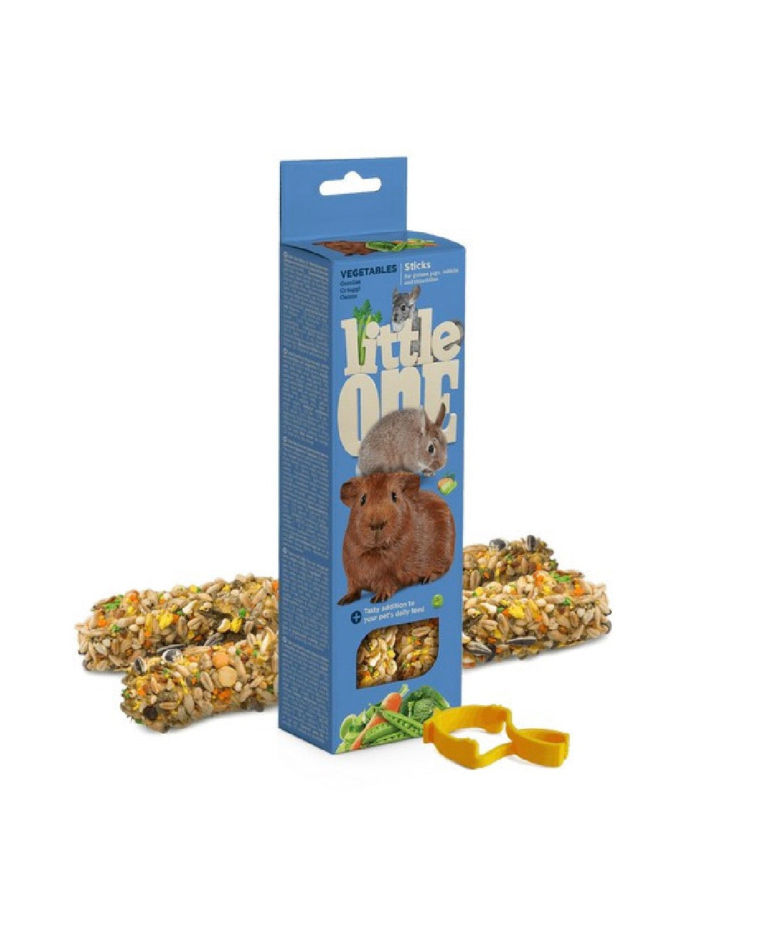 Little One Sticks For Guinea Pigs, Rabbits And Chinchillas With Vegetables 2x60G – available from Woofingtons
