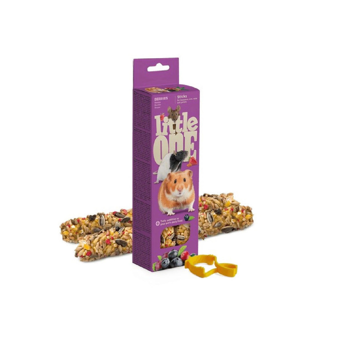 Little One Sticks For Hamsters, Rats, Mice And Gerbils With Berries 2x60G – available from Woofingtons
