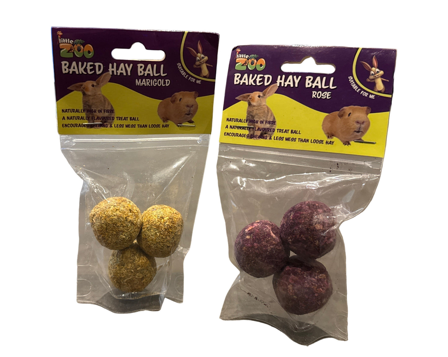 Little Zoo Baked Hay Ball – available from Woofingtons
