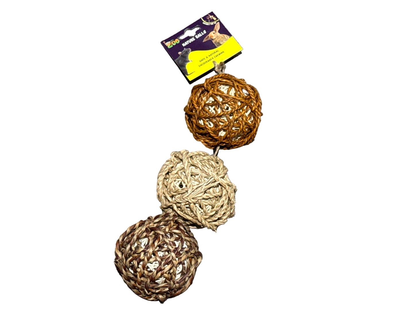 Little Zoo Nature Balls For Rabbits and Rodents - 9329 – available from Woofingtons