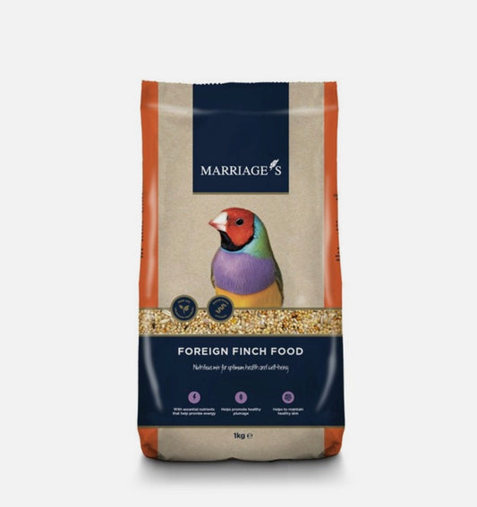Marriages Foreign Finch Food 1Kg – available from Woofingtons