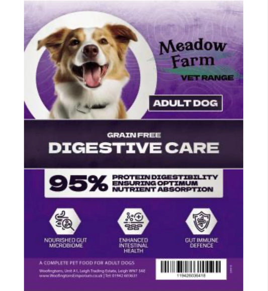 Meadow Farm Vet Range - Digestive Care – available from Woofingtons