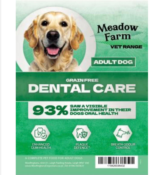 Meadow Farm Vet Range - Dental Care – available from Woofingtons