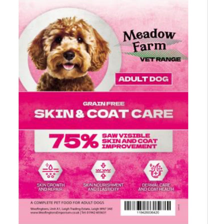 Meadow Farm Vet Range - Skin & Coat Care – available from Woofingtons