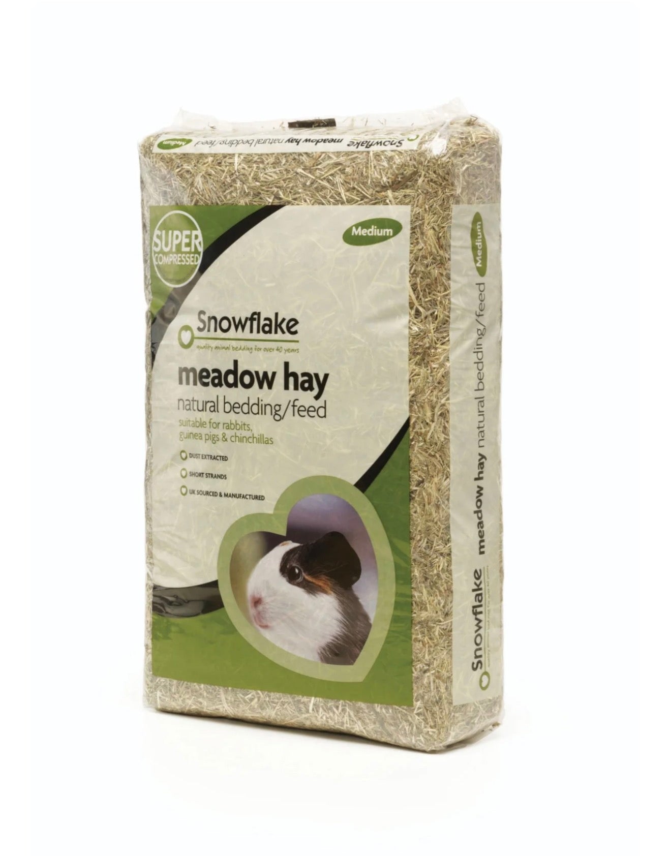 British Meadow Hay for Rabbits and Guinea Pigs - Natural, Dust-Extracted Hay – available from Woofingtons