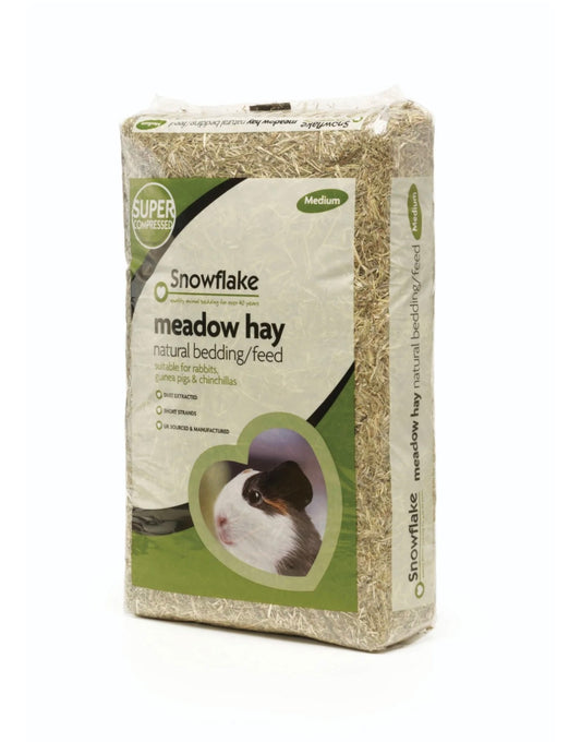 British Meadow Hay for Rabbits and Guinea Pigs - Natural, Dust-Extracted Hay – available from Woofingtons