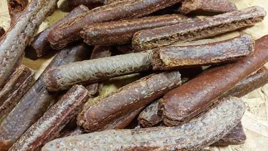 Mixed Broken Sausages 1kg – available from Woofingtons
