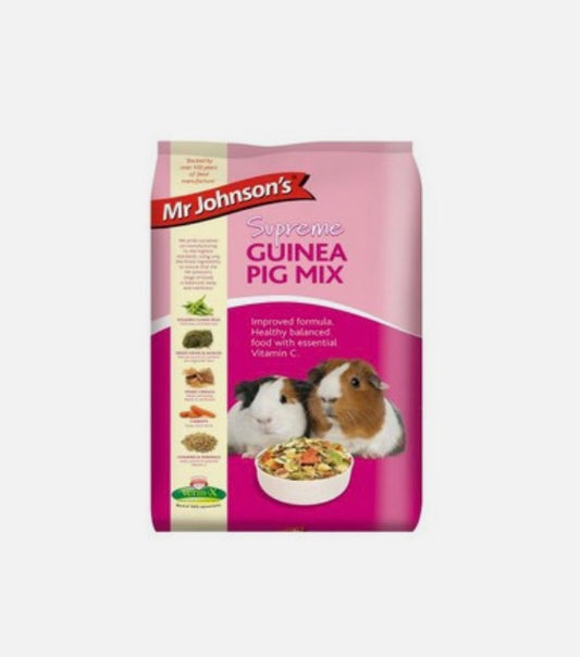 Mr Johnsons Supreme Guinea Pig Mix 2.25kg – available from Woofingtons