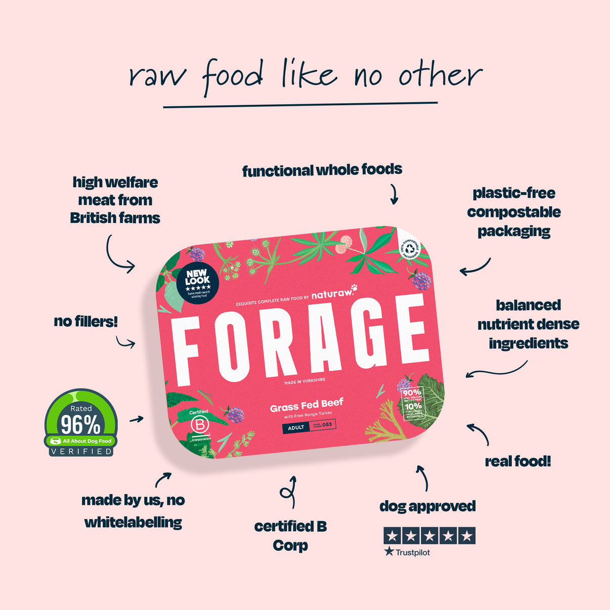 Naturaw Forage Raw Dog Food – Complete, Natural Nutrition for Dogs – product image 7 from Woofingtons