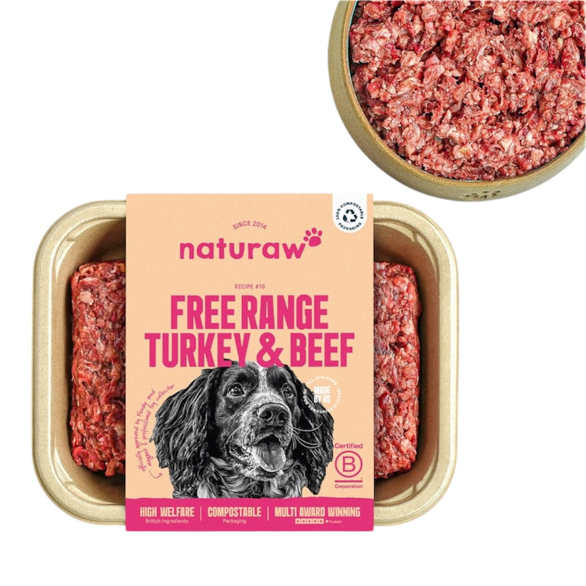 Naturaw - Original 80/10/10 - 500g – available from Woofingtons