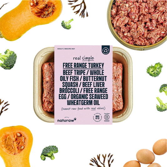 Naturaw - Real Simple Raw Dog Food - 500g – available from Woofingtons