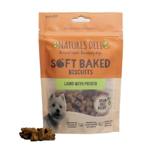Natures Deli - Soft Baked Lamb with Potato 100g – available from Woofingtons