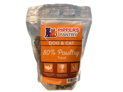 Pippers Pantry - High Reward 80% Poultry Training Treats 500g – available from Woofingtons