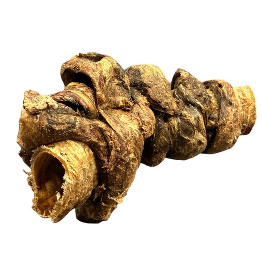 Pippers Pantry - Trachea Wrapped In Biltong – available from Woofingtons