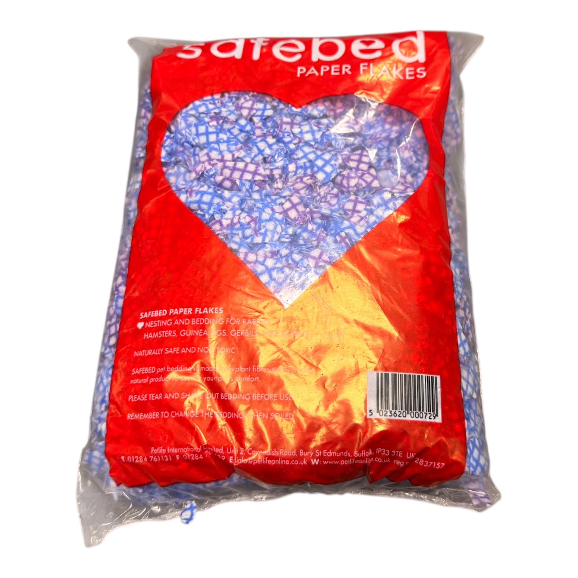 Safebed - Paper Flakes Rodent Bedding – available from Woofingtons