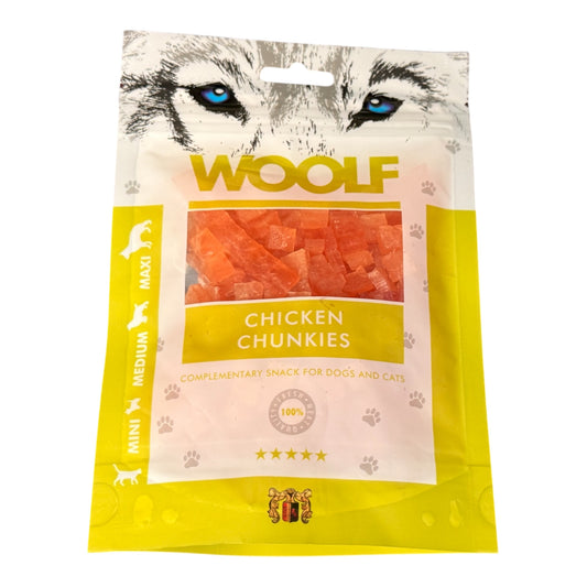 Woolf - Chicken Chunkies - Dogs & Cats – available from Woofingtons