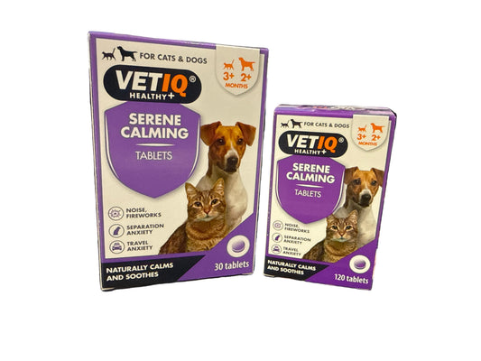 VetIQ - Serene Calming Tablets – available from Woofingtons