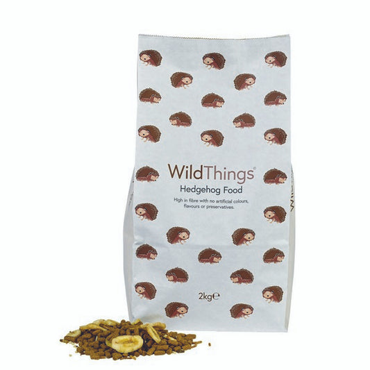 Wild Things Hedgehog Food 2kg – Nutritious Garden Wildlife Feed – available from Woofingtons