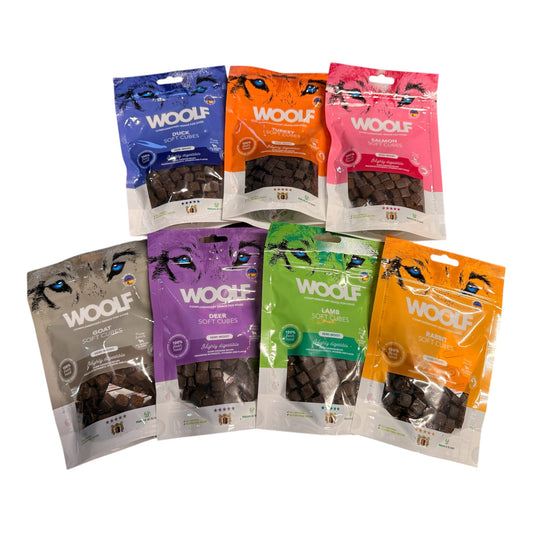 Woolf - Soft Cubes Treats – available from Woofingtons